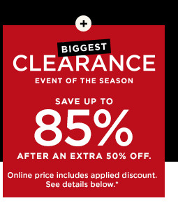 Save Up to 85% During Kohl's Big Clearance Event