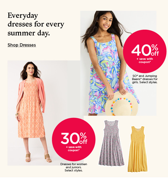 everyday dresses for every summer day. shop dresses.
