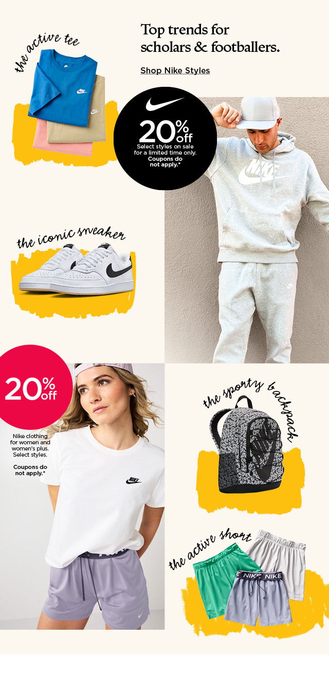 Save 20% on Nike at Kohl's.  Nike outfits, Nike fashion, Nike men