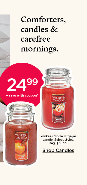 24.99 plus save with coupon Yankee Candle large jar candle. Select styles. Shop candles.