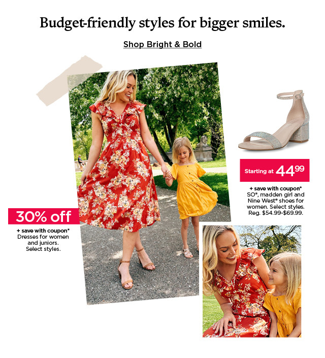 budget-friendly styles for bigger smiles. shop bright and bold.