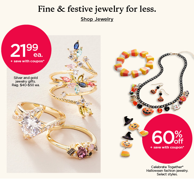 fine and festive jewelry for less. shop jewelry.