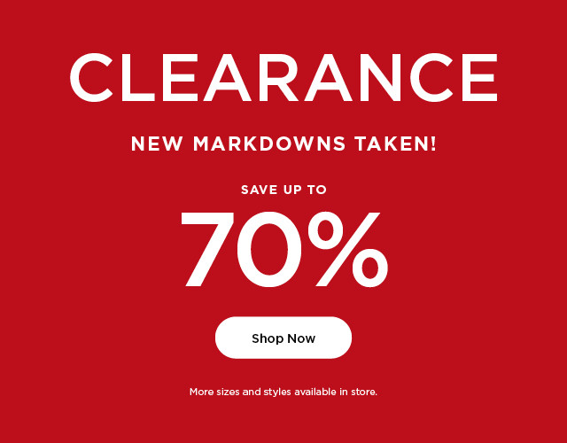new markdowns taken. save up to 70%. shop now.