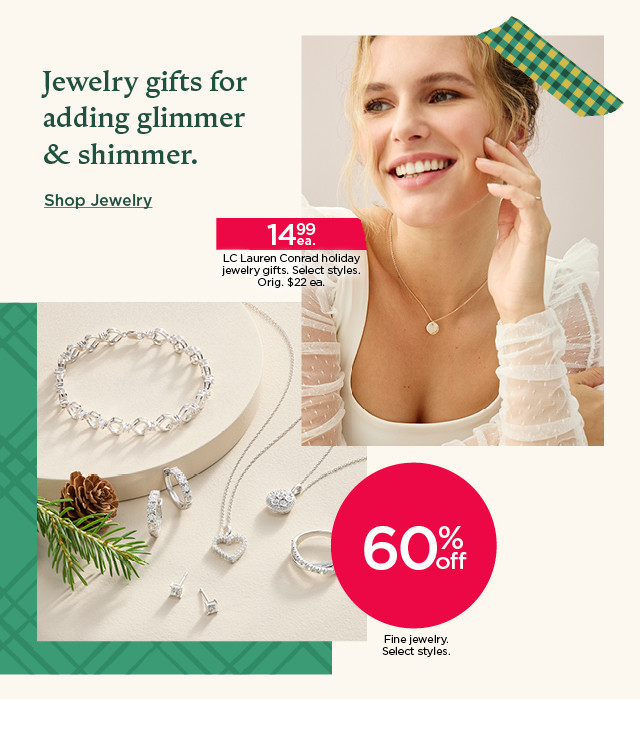 jewelry gifts for adding glimmer and shimmer. shop jewelry.