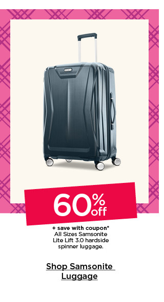 60% off plus save with coupon all sizes samsonite lite lift 3.0 harside spinner luggage. shop samsonite.