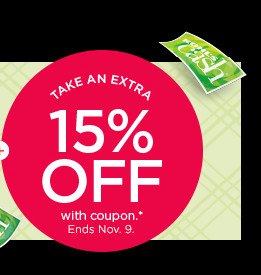 take an extra 15% off with coupon.