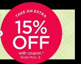 take an extra 15% off with coupon.