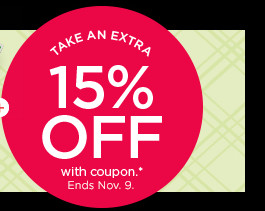 take an extra 15% off with coupon.