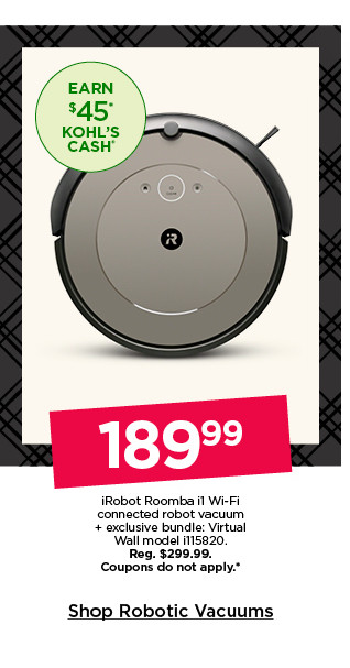 189.99 irobot roombia i1 wi-fi connected robot vacuum plus exclusive bundle virtual wall model i115820. coupons do not apply. shop robotic vacuums.