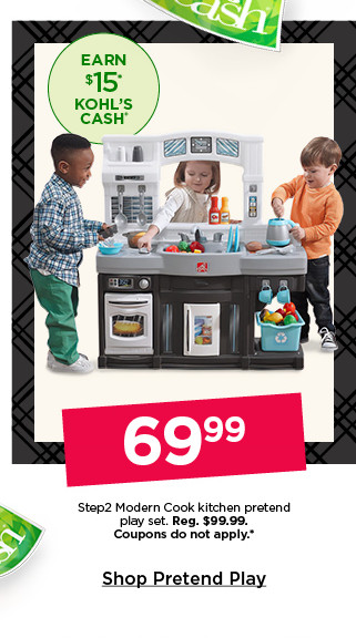 69.99 step2 modern cook kitchen pretend play set. coupons do not apply. shop pretend play.