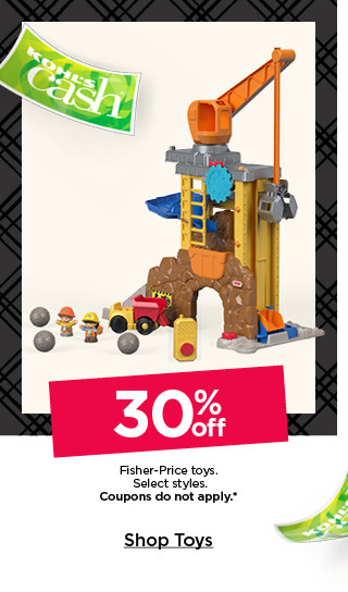 30% off fisher-price toys. select styles. coupons do not apply. shop pretend play.