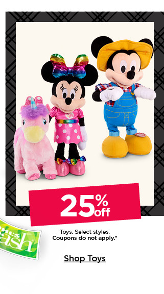 25% off toys. select styles. coupons do not apply. shop toys.