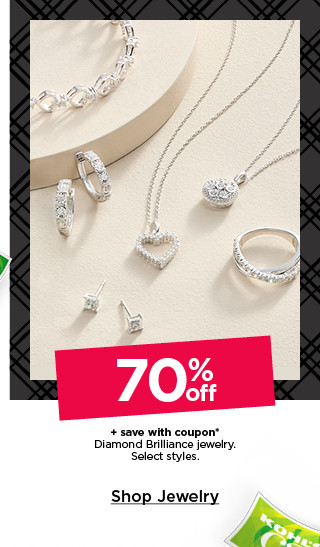 70% off plus save with coupon on diamond brilliance jewelry. select styles. shop jewelry.