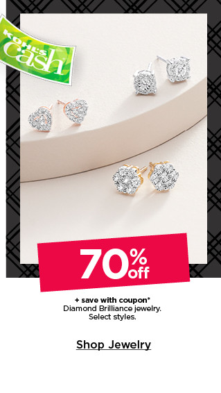 70% off plus save with coupon on diamond brilliance jewelry. select styles. shop jewelry.