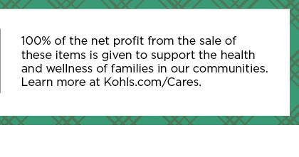 100% of the net profit from the sale of these items is given to support the health and wellness of families in our communities. Learn more.