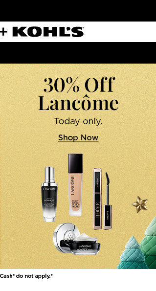 30% off lancome. shop now.