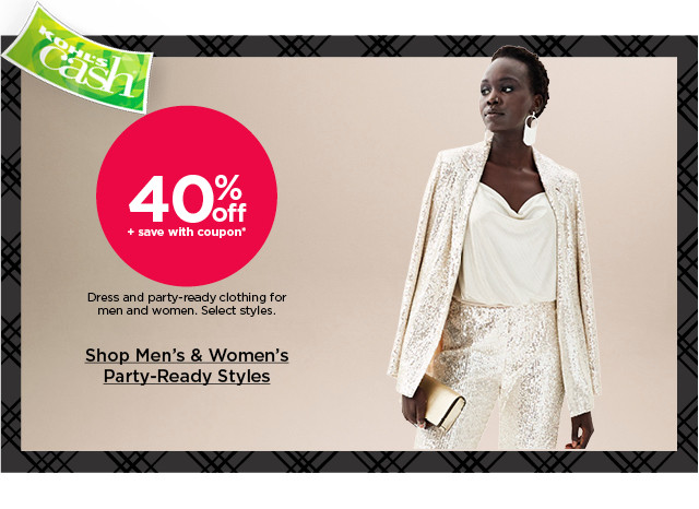 40% off plus save with coupon dress and party-ready clothing for men and women. select styles. shop men's & women's party-ready styles.