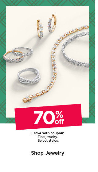 70% off plus save with coupon on fine jewelry. select styles. shop jewelry.