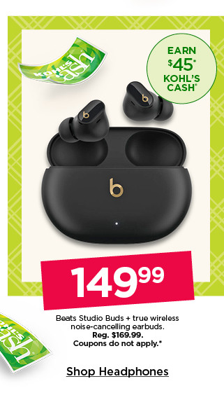 149.99 beats studio buds plus true wireless noise-cancelling earbuds. coupons do not apply. shop headphones.