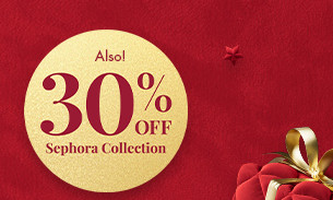 30% off sephora collection. shop now.