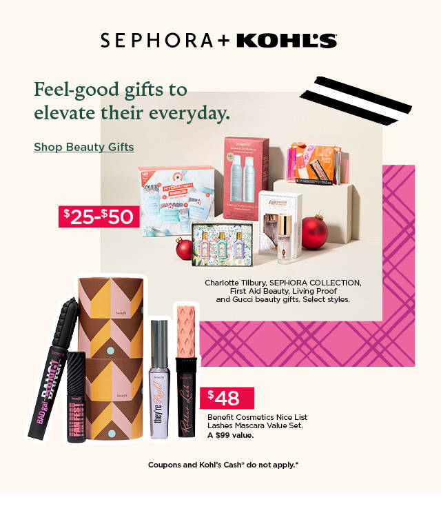 feel good gifts to elevate their everyday. shop beauty gifts.