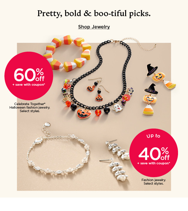 pretty, bold and boo-tiful picks. shop jewelry.