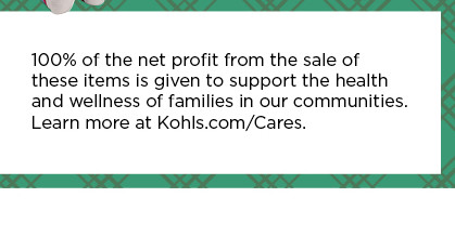 100% of the net profit from the sale of these items is given to support the health and wellness of families in our communities. Learn more.