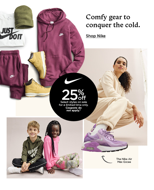 Kohls nike sale 2025 25 off