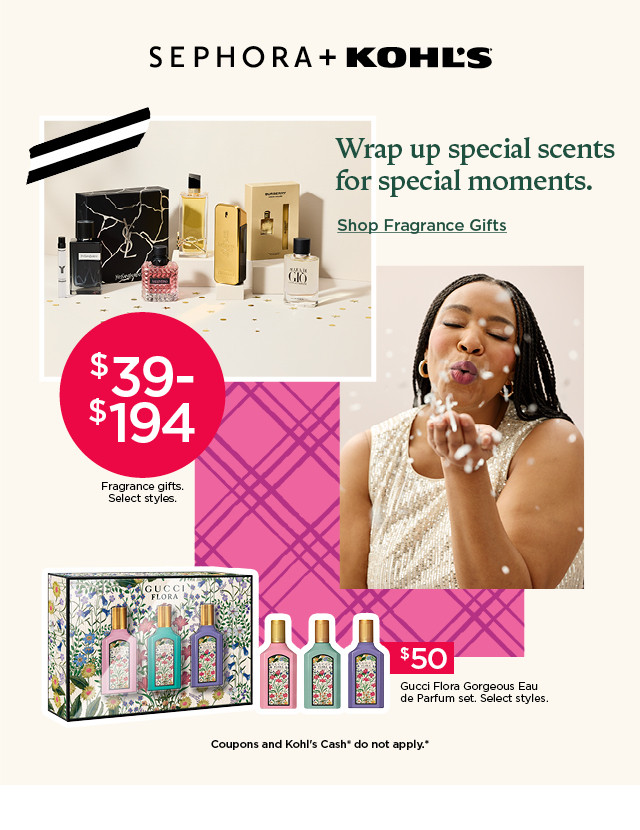 wrap up special scents for special moments. shop fragrance gifts.