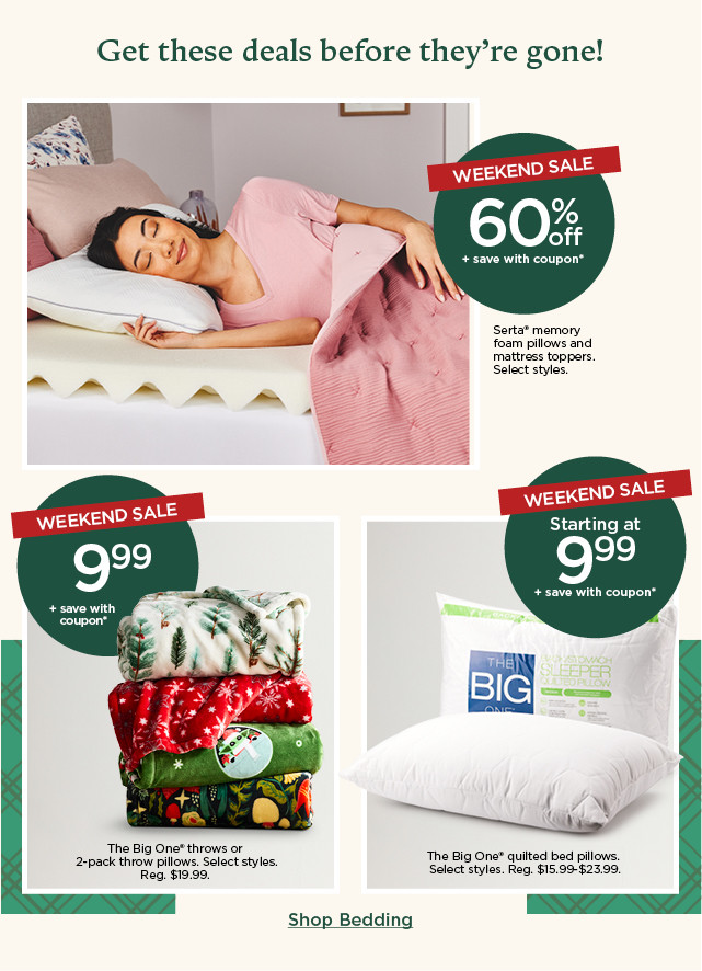 get these deals before they're gone! shop bedding.