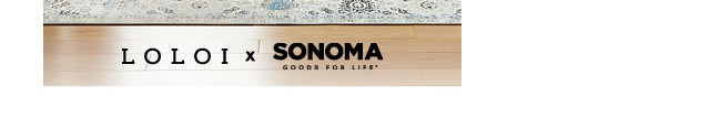 buy one get one 50% off sonoma goods for life x loloi espen area rug. select styles. shop rugs and curtains.