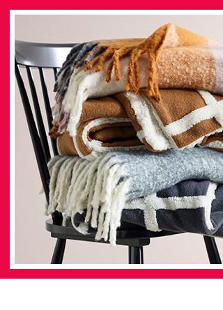 25% off sonoma goods for life throws. select styles. shop blankets and throws.