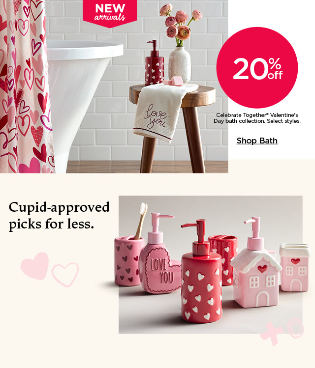 cupid-approved picks for less. shop bath.