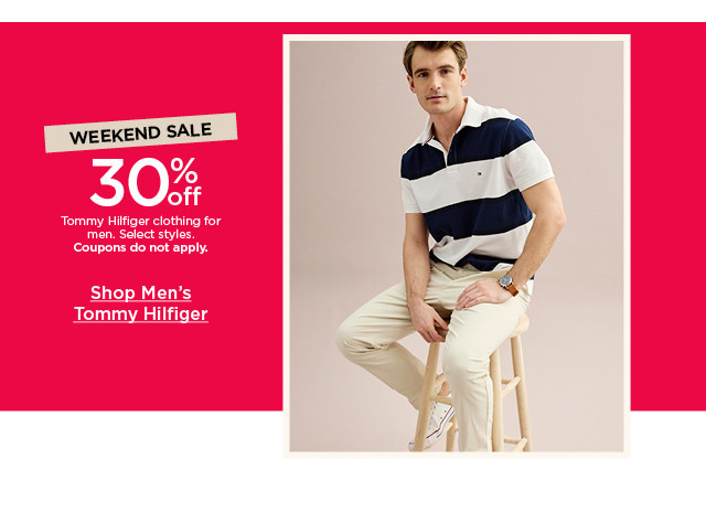 Tommy Hilfiger men's sportswear collection coming to Kohl's stores