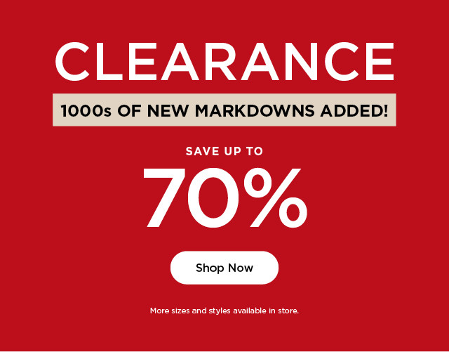 Super markdowns of up to 80% happening during Kohl's clearance