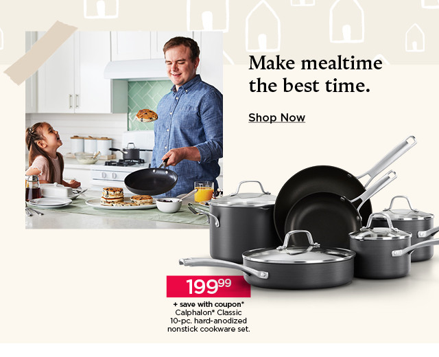 $199.99 calphalon classic 10 piece hard anodized nonstick cookware set. Save with coupon. Shop now.