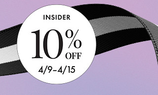 insiders save 10% use code YAYSAVE.