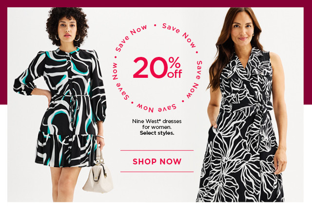 20% off nine west dresses for women. select styles. shop now.