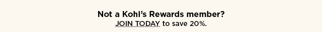 not a rewards member? join today to save 20%.