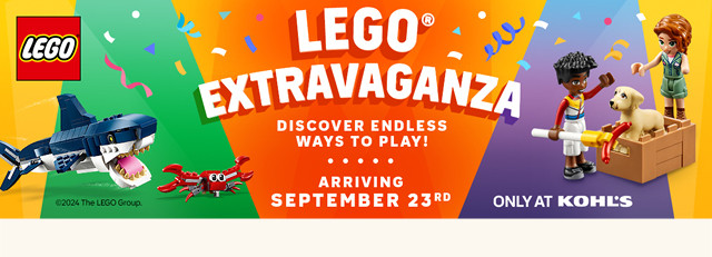 LEGO Extravaganza. Discover endless ways to play! Only at Kohl's. Shop now.