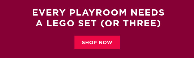 Every playroom needs a lego set (or three). Shop now.