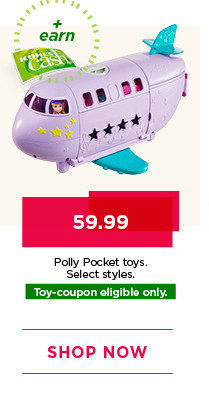 59.99 Polly Pocket toys. Select styles. Toy-coupon eligible only. Shop now.