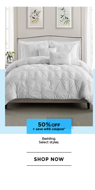 50% off plus save with coupon bedding. Select styles. Shop now.