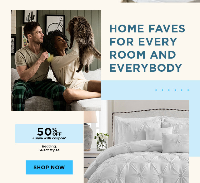 50% off plus save with coupon bedding. Select styles. Shop now.