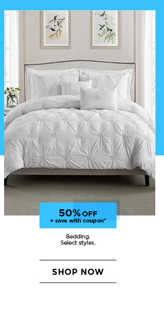 50% off plus save with coupon bedding. Select styles. Shop now.