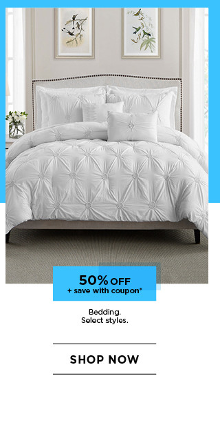 50% off plus save with coupon bedding. Select styles. Shop now.