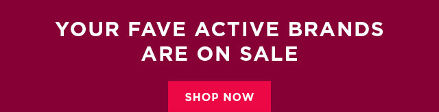 25% off top active brands. select styles. coupons do not apply. shop now. 