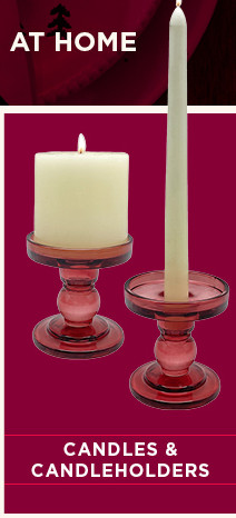 Candles and candleholders