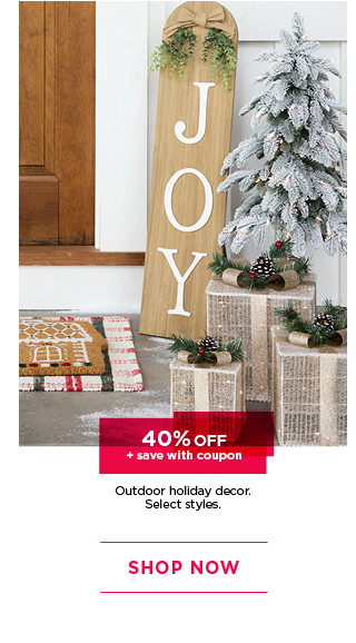 30% off plus save with coupon outdoor holiday decor. Select styles. Shop now.