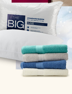 Starting at 3.74 with 25% off coupon The Big One bath towels. Select styles. Shop now.